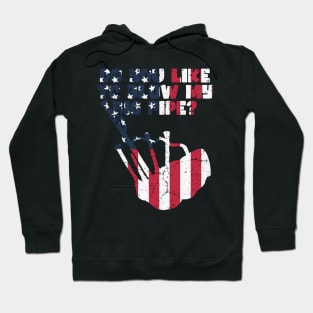 BAGPIPER AMERICAN FLAG Hoodie